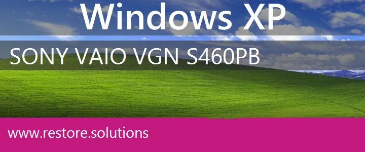 Sony Vaio VGN-S460PB windows xp recovery