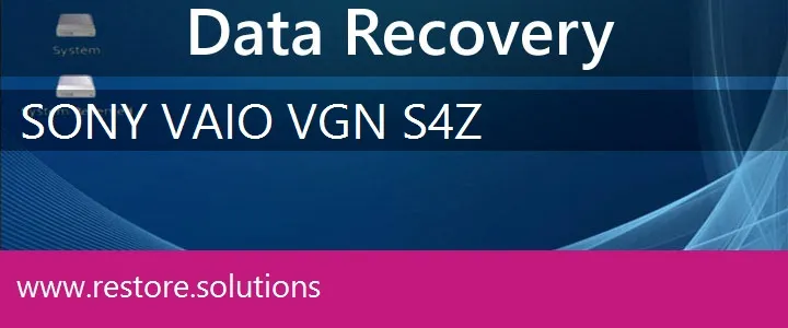 Sony Vaio VGN-S4Z data recovery