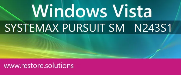Systemax Pursuit SM - N243S1 windows vista recovery