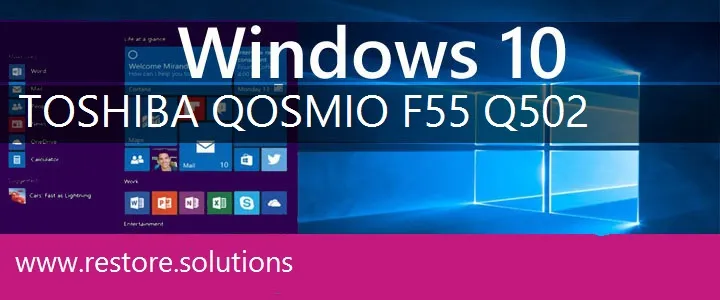 Toshiba Qosmio F55-Q502 windows 10 recovery