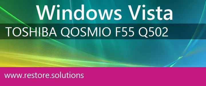Toshiba Qosmio F55-Q502 windows vista recovery