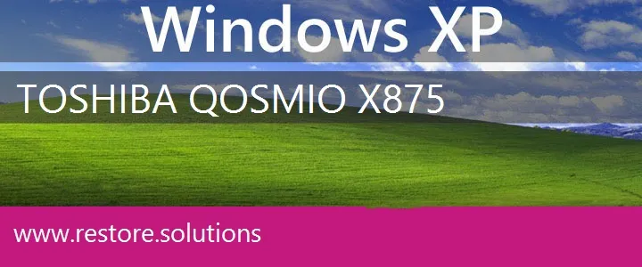 Toshiba Qosmio X875 windows xp recovery