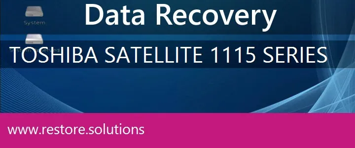 Toshiba Satellite 1115 Series data recovery