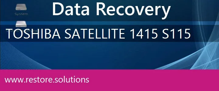 Toshiba Satellite 1415-S115 data recovery