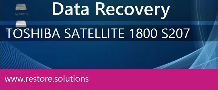 Toshiba Satellite 1800-S207 data recovery