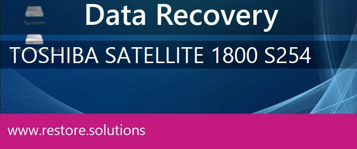 Toshiba Satellite 1800-S254 data recovery