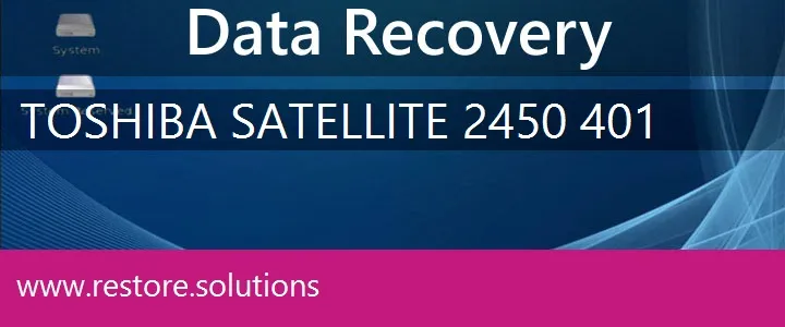 Toshiba Satellite 2450-401 data recovery