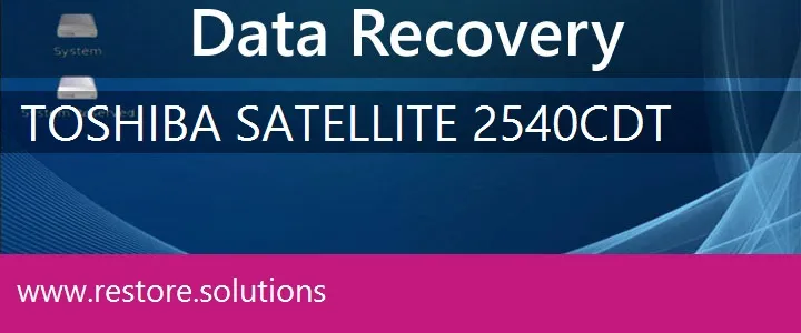 Toshiba Satellite 2540CDT data recovery