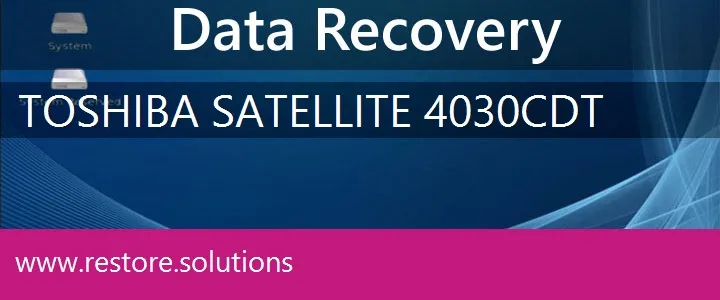 Toshiba Satellite 4030CDT data recovery