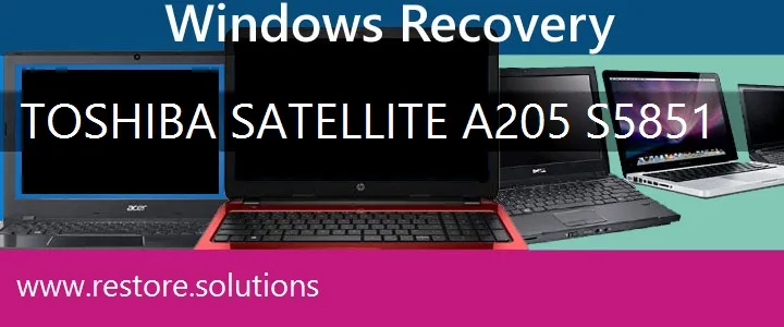 Toshiba Satellite A205-S5851 Laptop recovery