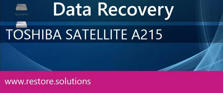 Toshiba Satellite A215 data recovery