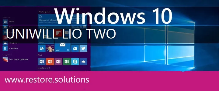 Uniwill Lio Two windows 10 recovery