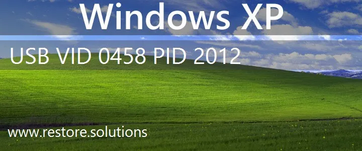 USB\VID_0458&PID_2012 Windows XP Drivers