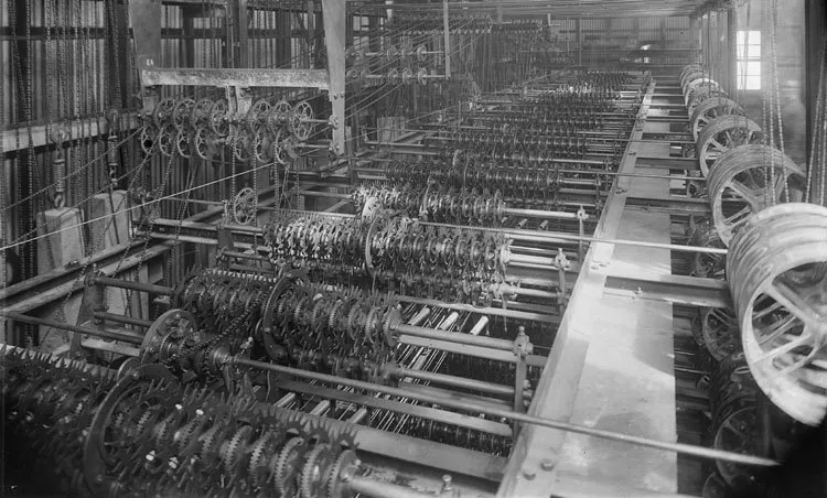 industrial revolution inside a mill