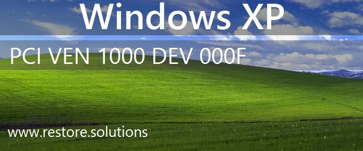 PCI\VEN_1000&DEV_000F Windows XP Drivers