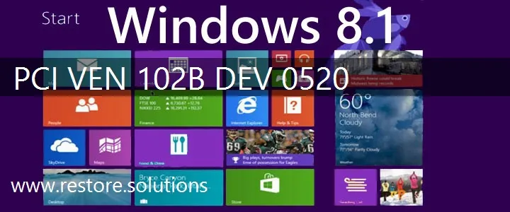 PCI\VEN_102B&DEV_0520 Windows 8.1 Drivers
