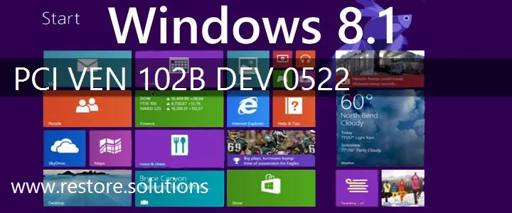 PCI\VEN_102B&DEV_0522 Windows 8.1 Drivers
