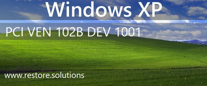 PCI\VEN_102B&DEV_1001 Windows XP Drivers