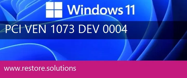 PCI\VEN_1073&DEV_0004 Windows 11 Drivers