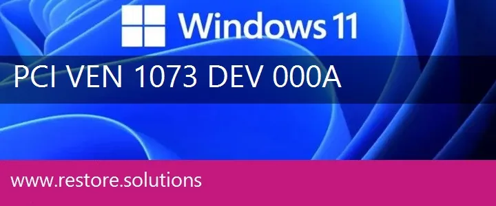PCI\VEN_1073&DEV_000A Windows 11 Drivers