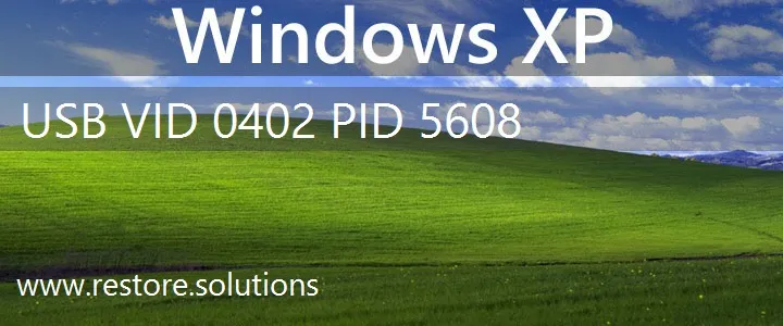 USB\VID_0402&PID_5608 Windows XP Drivers
