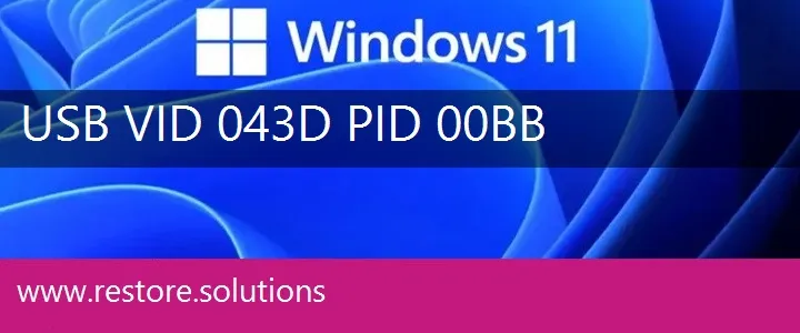 USB\VID_043D&PID_00BB Windows 11 Drivers