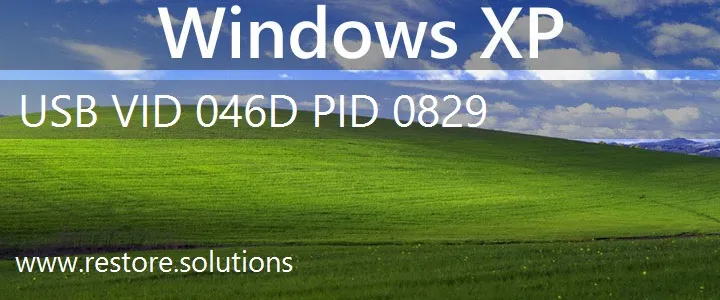 USB\VID_046D&PID_0829 Windows XP Drivers