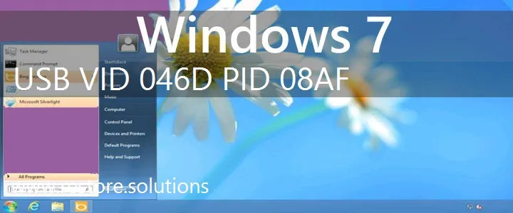 USB\VID_046D&PID_08AF Windows 7 Drivers