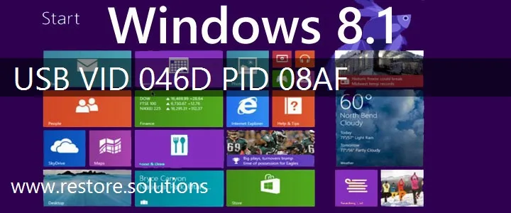 USB\VID_046D&PID_08AF Windows 8.1 Drivers